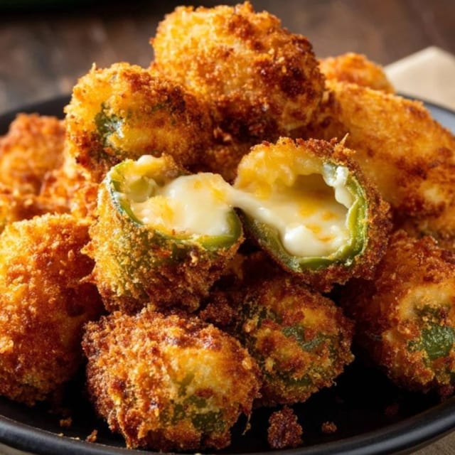 Cheddar Jalapeño Poppers.