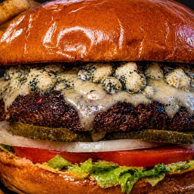 Black & Blue Burger.