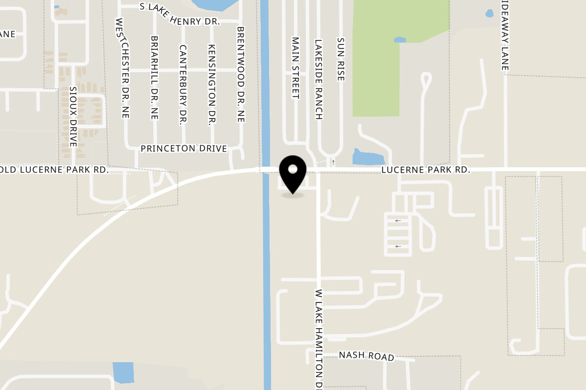 Map showing the location of Kimber's Bar & Grill on 6000 FL-544 in Winter Haven
